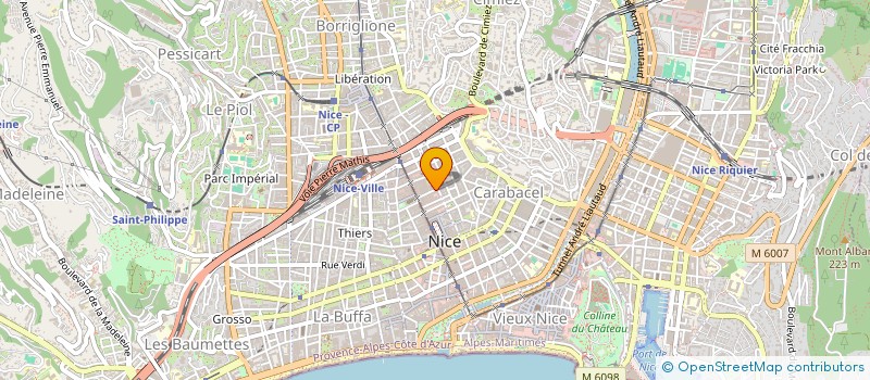 localisation de l'entreprise SAS GPB ACCREDITE  NICE