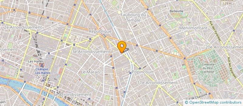 localisation de l'entreprise SAS GR  PARIS