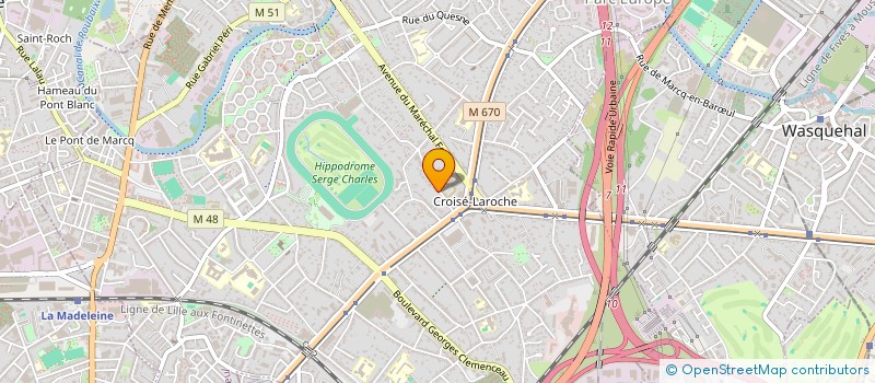 localisation de l'entreprise SAS GRAND CHELEM à MARCQ-EN-BARŒUL