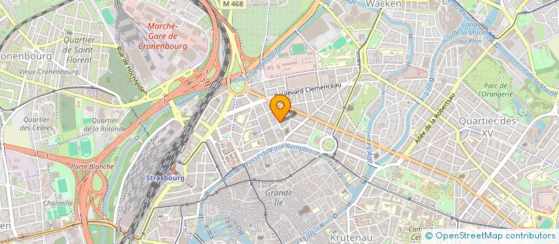 localisation de l'entreprise SAS GRAND-STRASBOURG à STRASBOURG