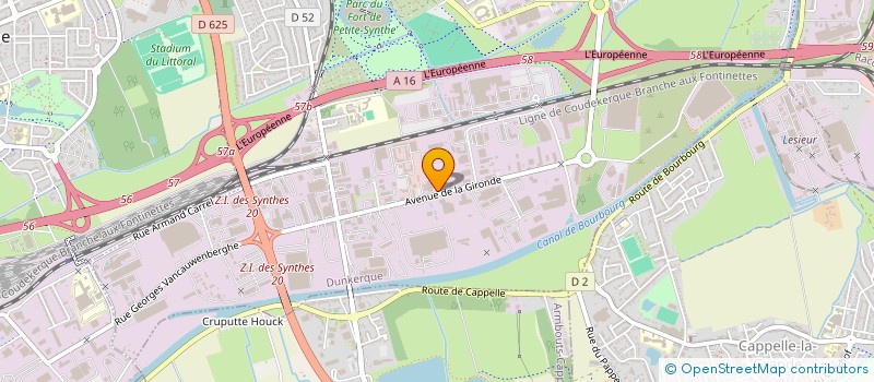 localisation de l'entreprise SAS GRANDJEAN RESTAURATION à DUNKERQUE