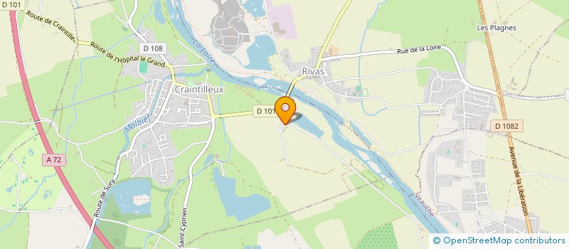 localisation de l'entreprise SAS GRANGE ENERGIE  CRAINTILLEUX