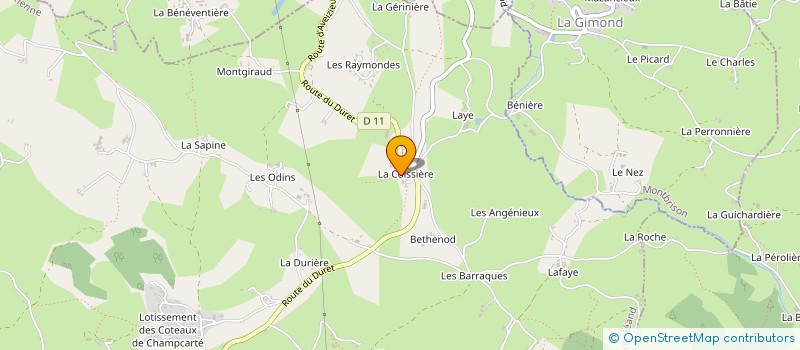 localisation de l'entreprise SAS GRATALOUP à SAINT-HEAND