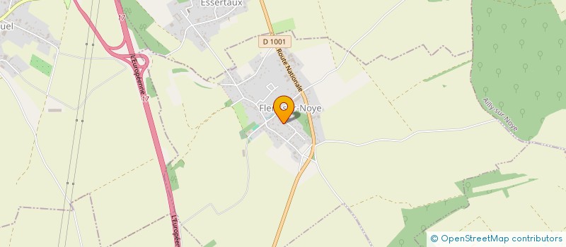 localisation de l'entreprise SAS GREENCOURT  FLERS-SUR-NOYE