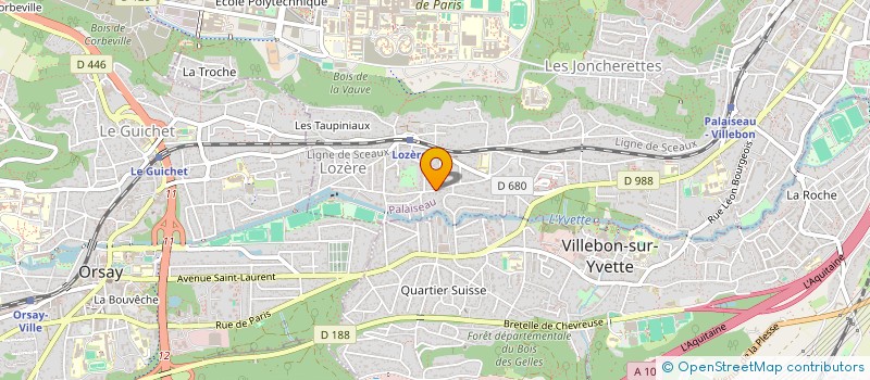localisation de l'entreprise SAS GRIOUS LIMITED à PALAISEAU