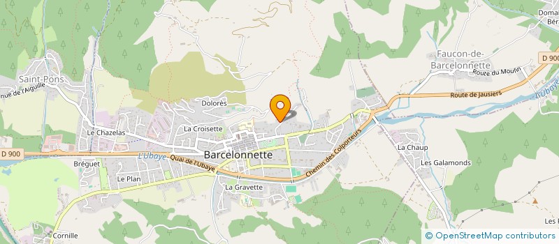 localisation de l'entreprise SAS GRIP-MEDIA à SAINT-PONS