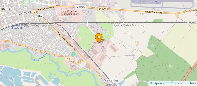 localisation de l'entreprise SAS GRIVEL à LUNEVILLE