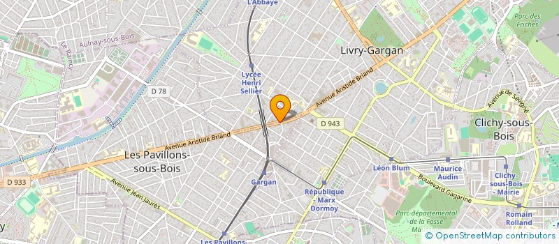 localisation de l'entreprise SAS GRM à LIVRY-GARGAN