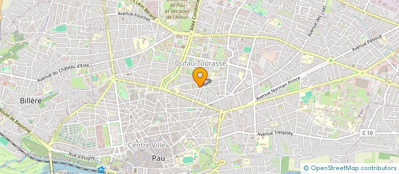 localisation de l'entreprise SAS GROP à PAU