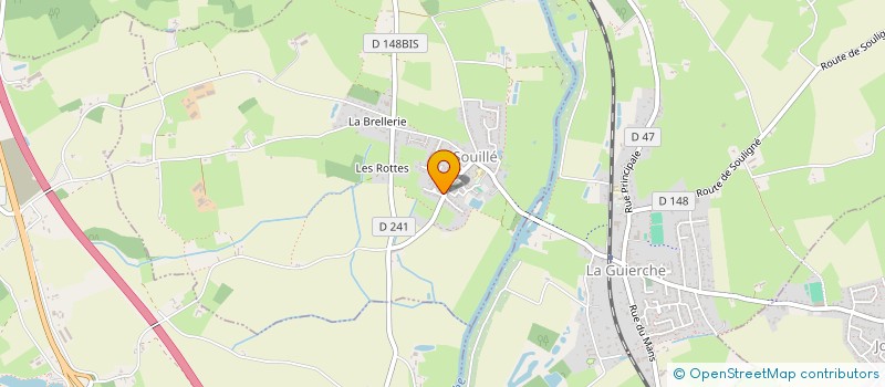 localisation de l'entreprise SAS GROSOS JEROME  SOUILLE