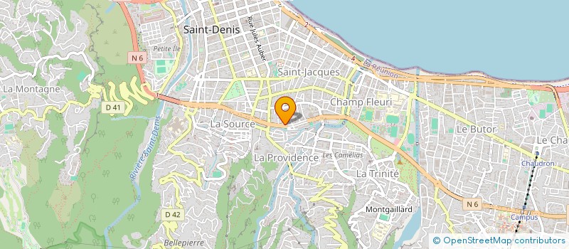 localisation de l'entreprise SAS GROUPE ABOUDOU  SAINT-DENIS