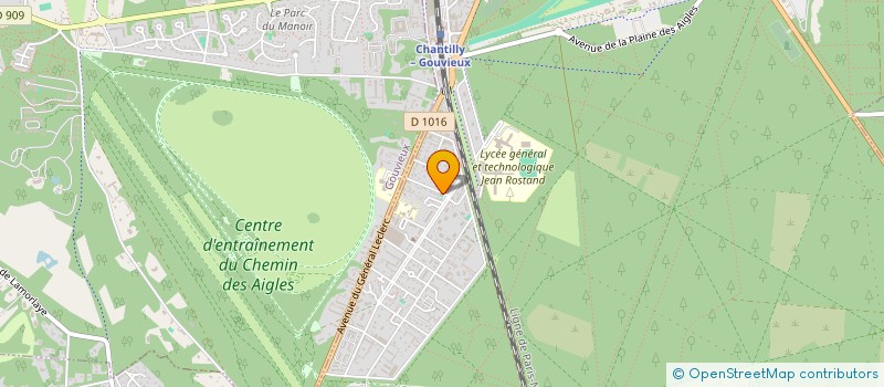 localisation de l'entreprise SAS GROUPE BOISSET CONNESSON  CHANTILLY