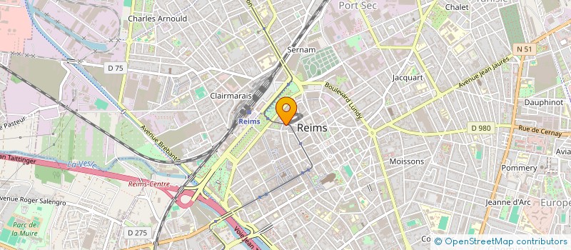 localisation de l'entreprise SAS GROUPE CEGIR  REIMS