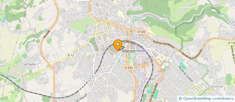 localisation de l'entreprise SAS GROUPE CLINIQUE DE CHARTREUSE  VOIRON