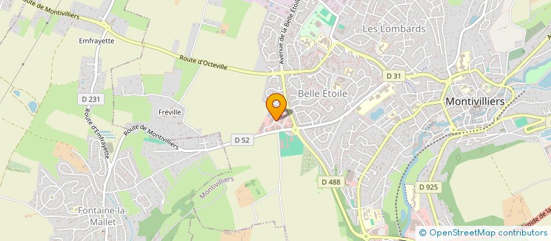 localisation de l'entreprise SAS GROUPE FRANCK  MONTIVILLIERS