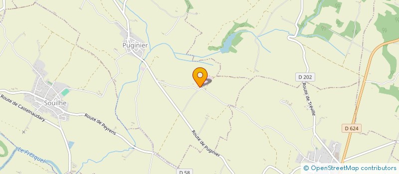 localisation de l'entreprise SAS GRULET  PUGINIER