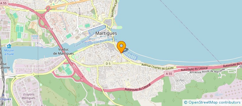 localisation de l'entreprise SAS GSIC  MARTIGUES