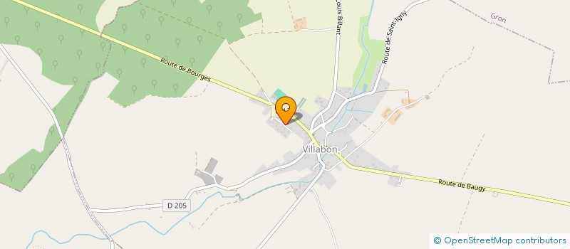 localisation de l'entreprise SAS GUENIN PATRICK  VILLABON