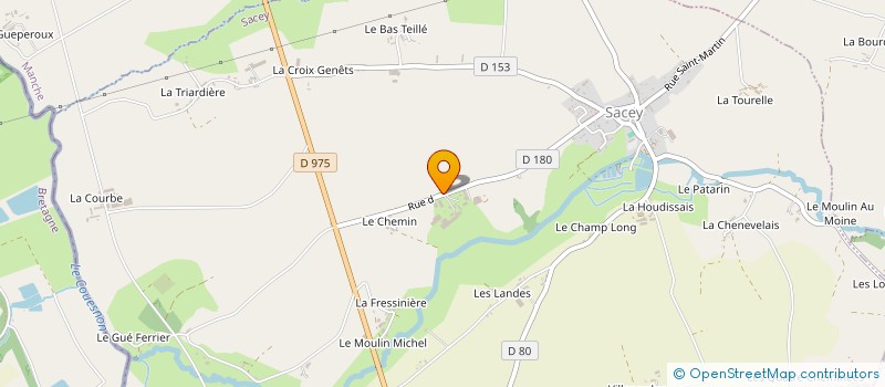 localisation de l'entreprise SAS GUERIN ENERGIES à SACEY
