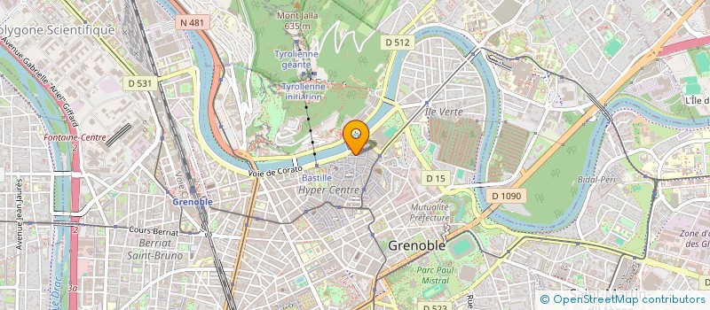 localisation de l'entreprise SAS GUERTINI  GRENOBLE