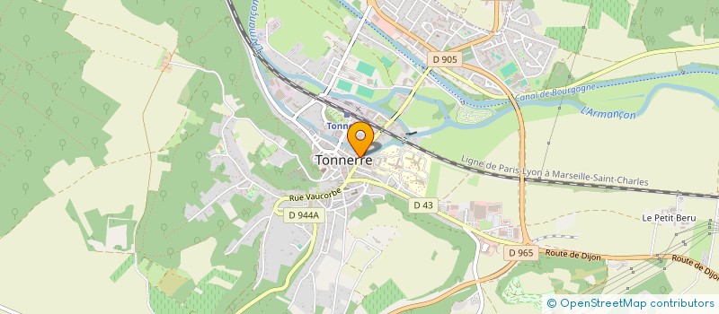 localisation de l'entreprise SAS GUSTO GIUSTO à TONNERRE