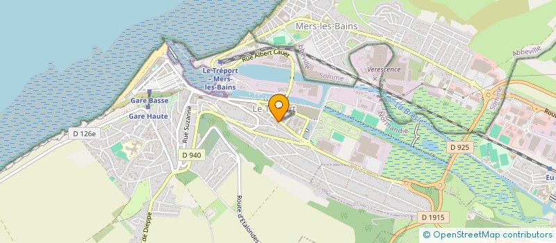 localisation de l'entreprise SAS GUSTOTINI  LE TREPORT