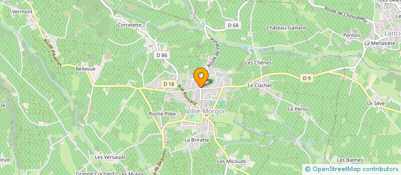 localisation de l'entreprise SAS GUY BRETON  VILLIE-MORGON