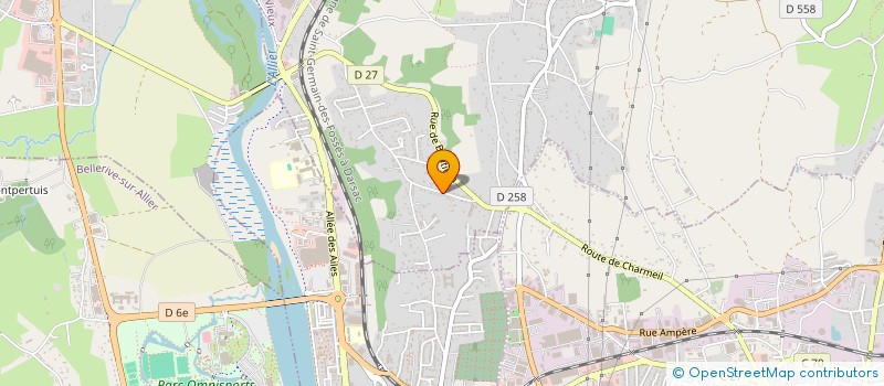 localisation de l'entreprise SAS GUY DESSAPT à CREUZIER-LE-VIEUX