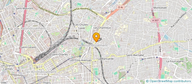 localisation de l'entreprise SAS H.K.K à MARSEILLE