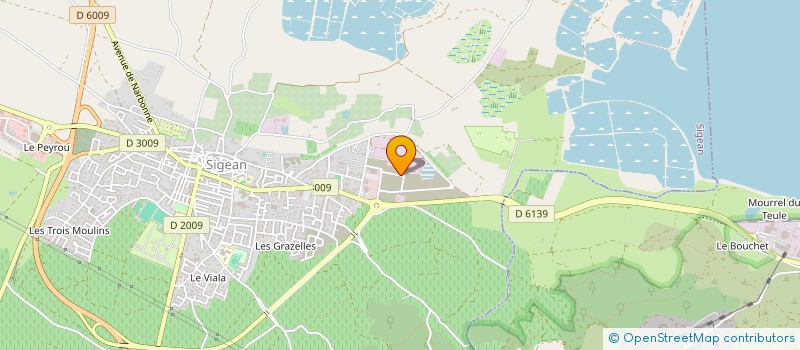 localisation de l'entreprise SAS H2O MAURY  SIGEAN