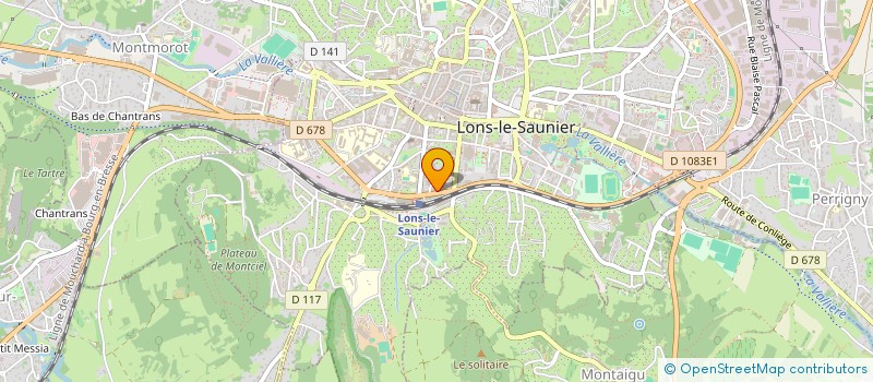 localisation de l'entreprise SAS HABITAT CONCEPT à LONS-LE-SAUNIER