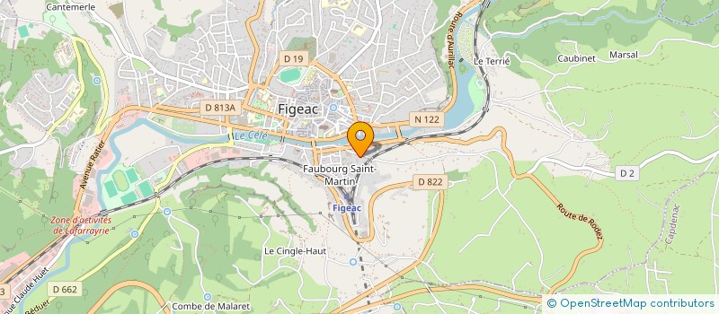 localisation de l'entreprise SAS HAD 46  FIGEAC