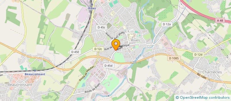 localisation de l'entreprise SAS HAGOPIAN  RIVES