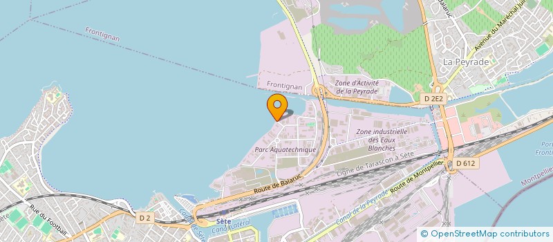 localisation de l'entreprise SAS HAIKU  SETE