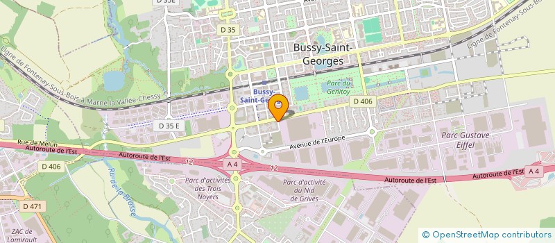 localisation de l'entreprise SAS HAPPY FOOD  BUSSY-SAINT-GEORGES