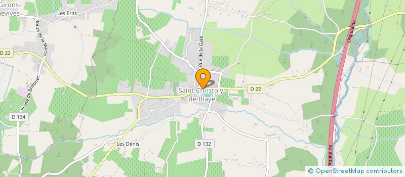 localisation de l'entreprise SAS HAPPYLANDS  SAINT-CHRISTOLY-DE-BLAYE