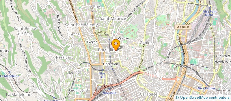 localisation de l'entreprise SAS HAPY à NICE