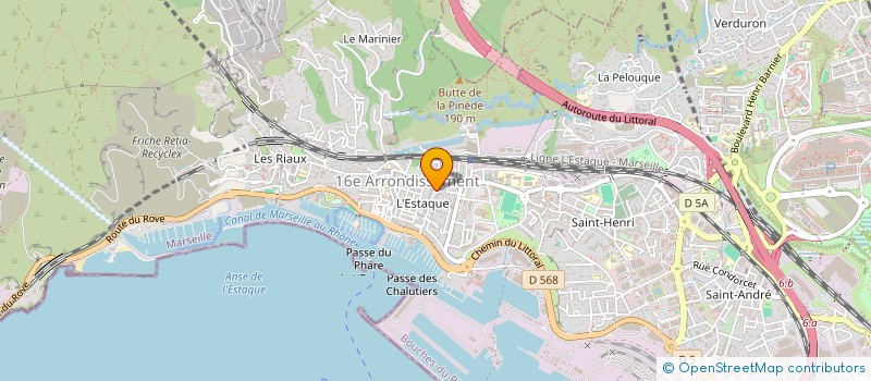 localisation de l'entreprise SAS HAUDEGAND à MARSEILLE 16