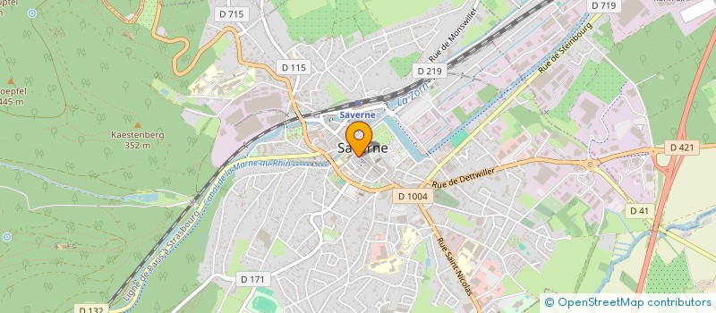 localisation de l'entreprise SAS HAUSHALTER  SAVERNE