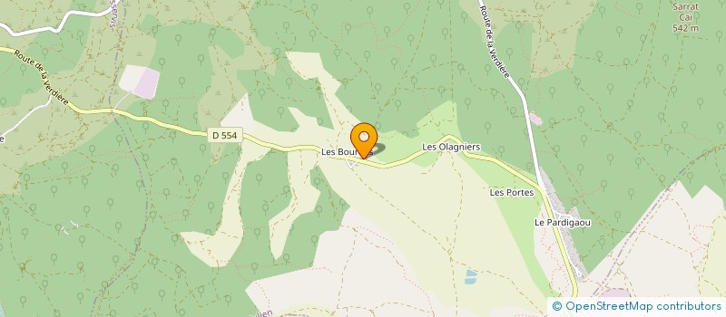 localisation de l'entreprise SAS HAUT VAR AGRI  GINASSERVIS