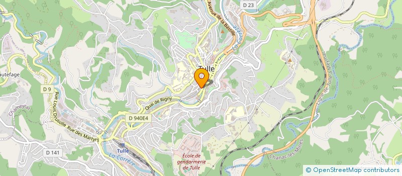 localisation de l'entreprise SAS HAUTE CORREZE PHOTOVOLTAIQUE  TULLE