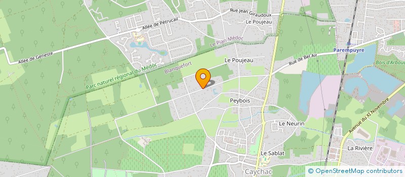 localisation de l'entreprise SAS HAUTEFAYE PRESAT à BLANQUEFORT