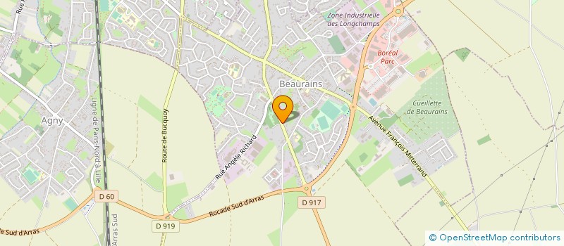 localisation de l'entreprise SAS HAUTS DE FRANCE UTILITAIRES à ACHICOURT