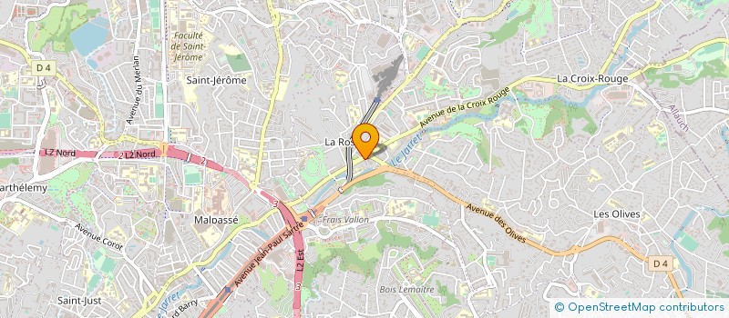 localisation de l'entreprise SAS HAYAV ADAM LEVASSOUME à MARSEILLE