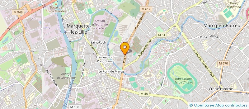 localisation de l'entreprise SAS HAYET PIERRE à MARCQ-EN-BARŒUL