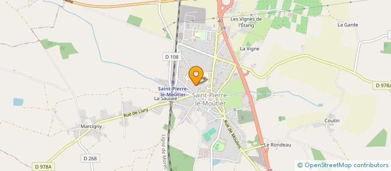 localisation de l'entreprise SAS HBR IMMO à SAINT-PIERRE-LE-MOUTIER
