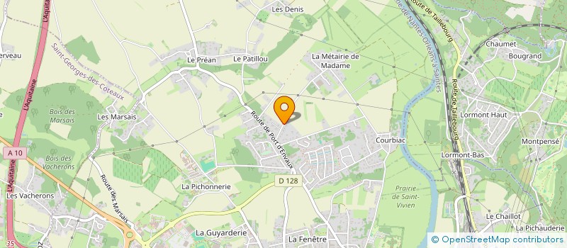 localisation de l'entreprise SAS HBV  LA ROCHELLE