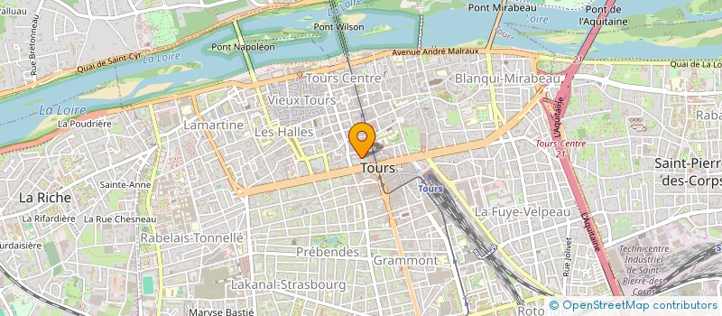 localisation de l'entreprise SAS HCN  TOURS