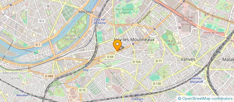 localisation de l'entreprise SAS  HDI  ISSY-LES-MOULINEAUX