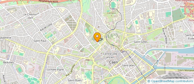 localisation de l'entreprise SAS HELANNE  CAEN